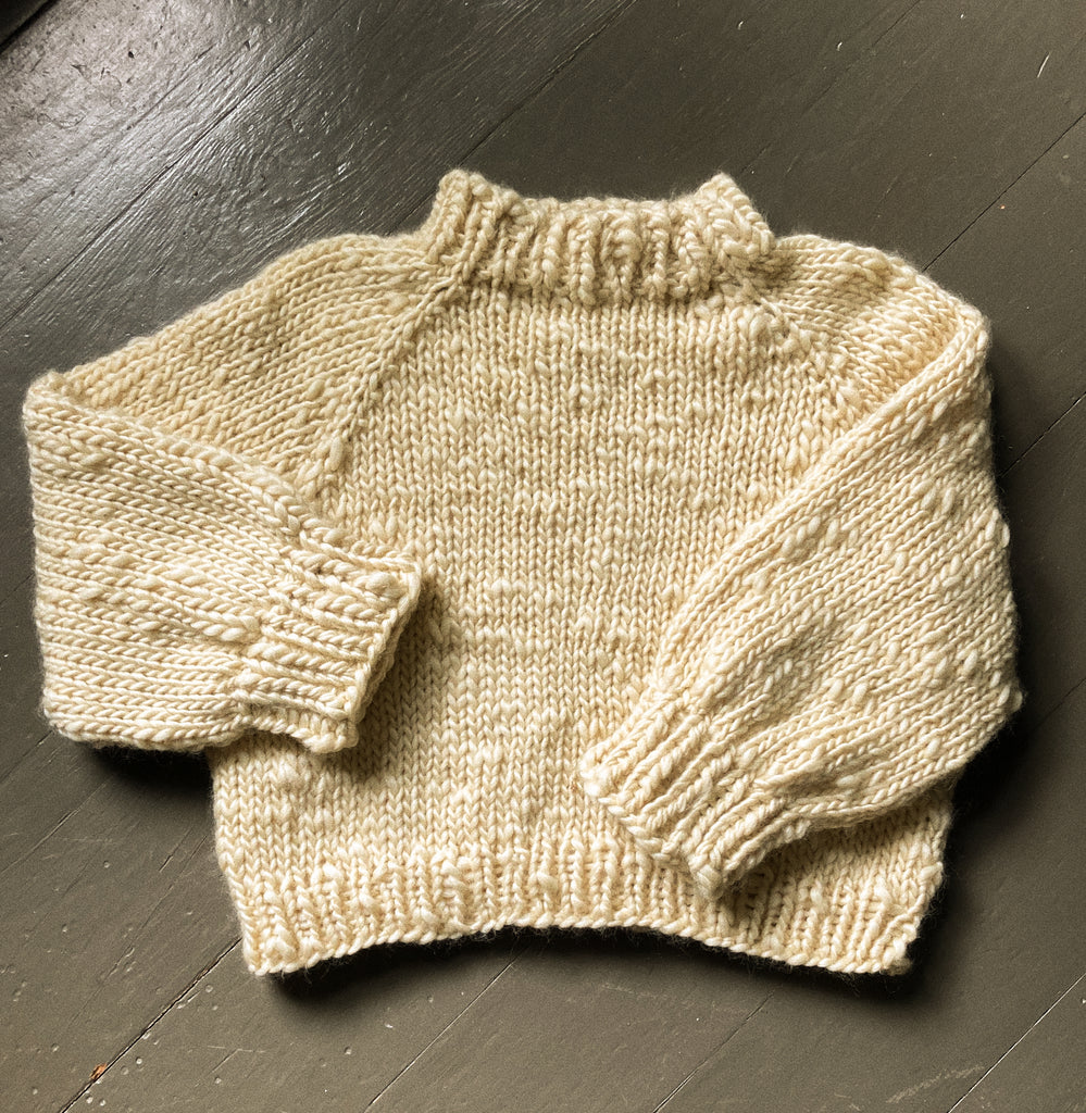 Hand Knit Chunky Sweater